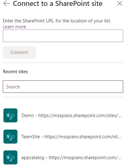 Connect to sharepoint